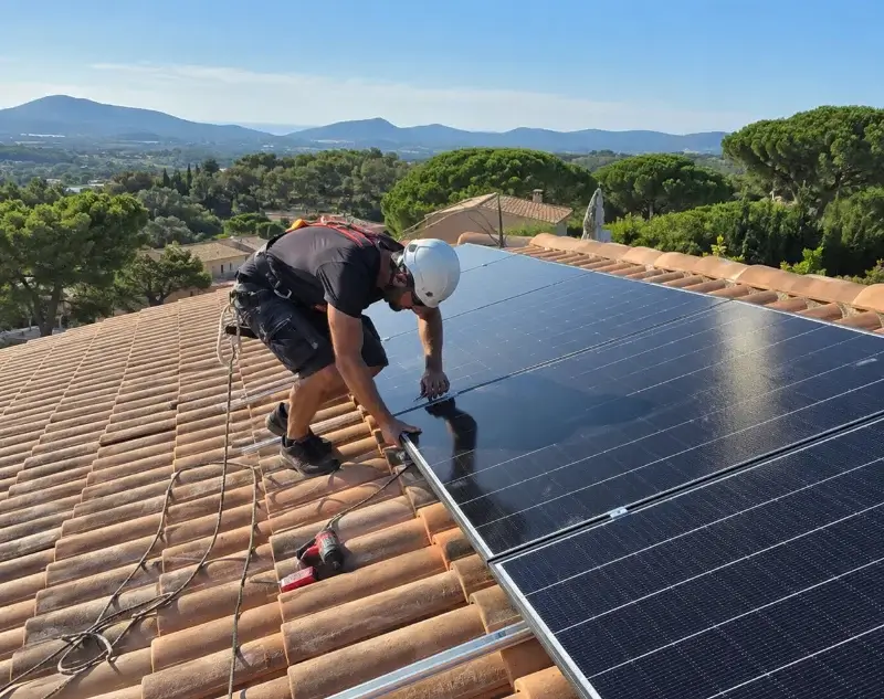 Installateur panneaux solaires Hautecourt-Romanèche — pose photovoltaïque sur toiture