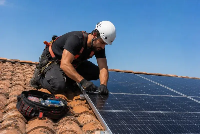 Maintenance et monitoring de panneaux solaires à Hautecourt-Romanèche